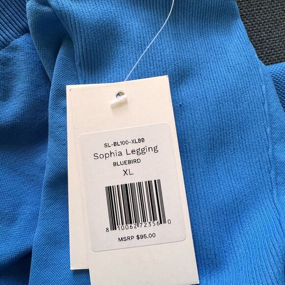 Halfdays Sophia Leggings in bluebird XL NWT - Picture 6 of 6